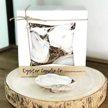 Oyster Candles - Set of 3