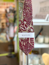 Load image into Gallery viewer, 100% Silk Tie &quot;Boston-Maroon&quot;