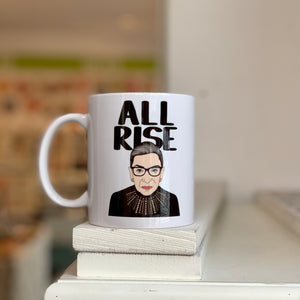 "All Rise" RBG Mug