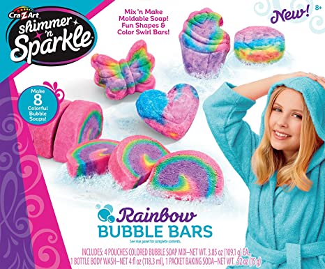 Rainbow Bubble Bars DIY Soap kit