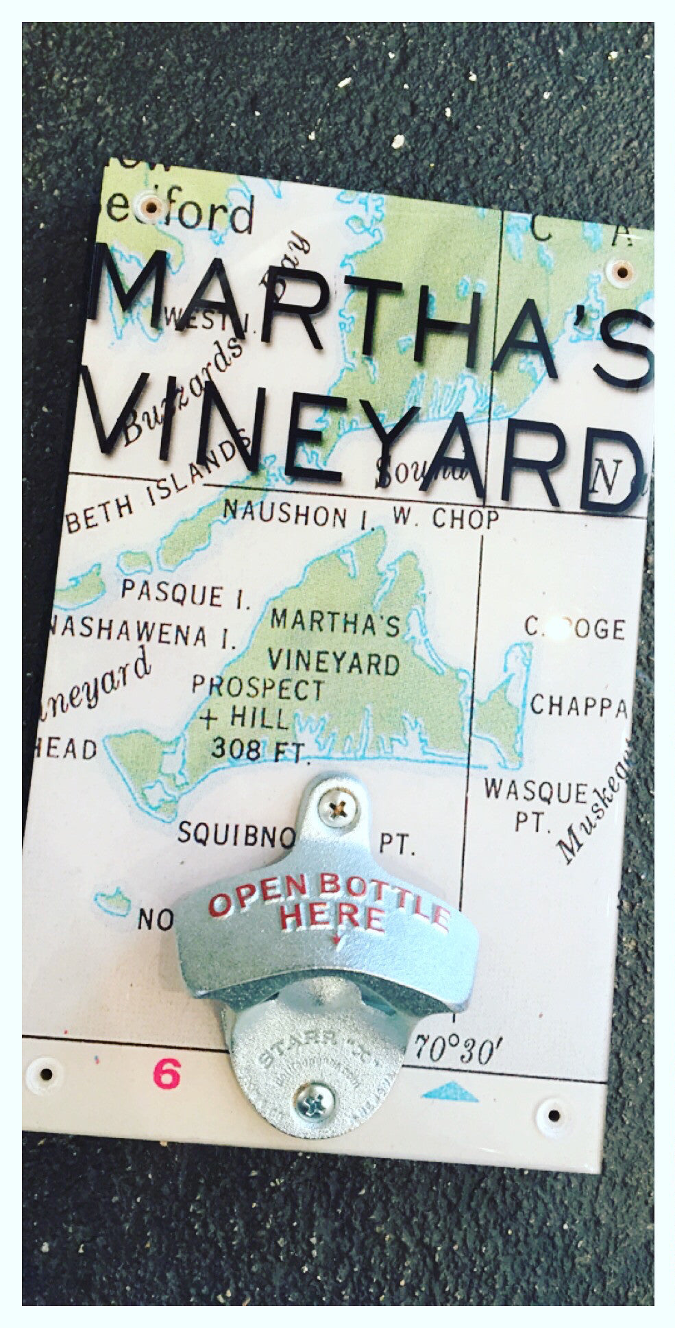 Wall Bottle Opener-Martha's Vineyard